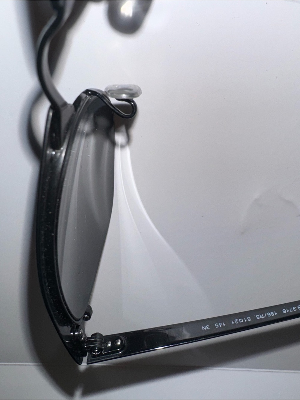 Ray-Ban Black Frame Sunglasses with Dark Gray Lenses - Picture 5 of 7